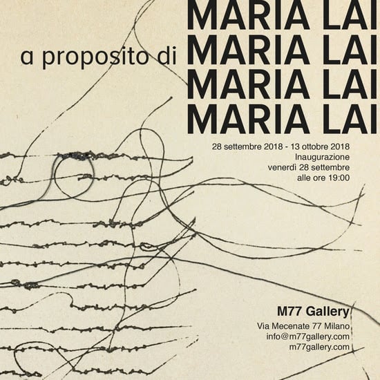 A proposito di Maria Lai